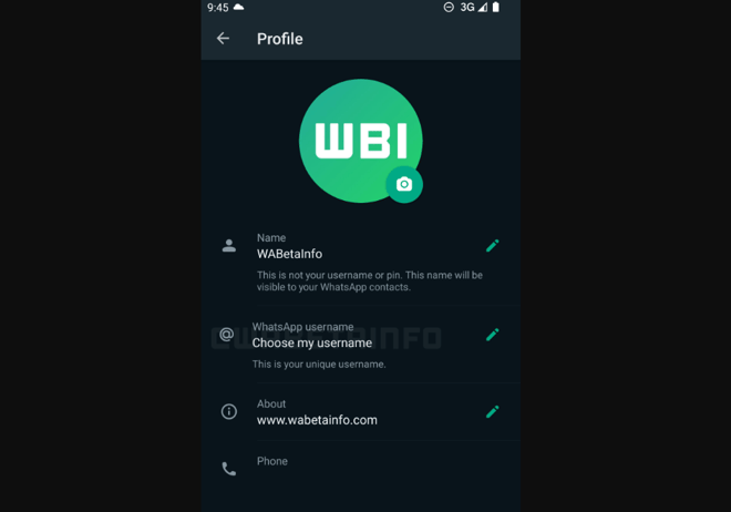 WhatsApp Beta mit individuellen Nutzernamen