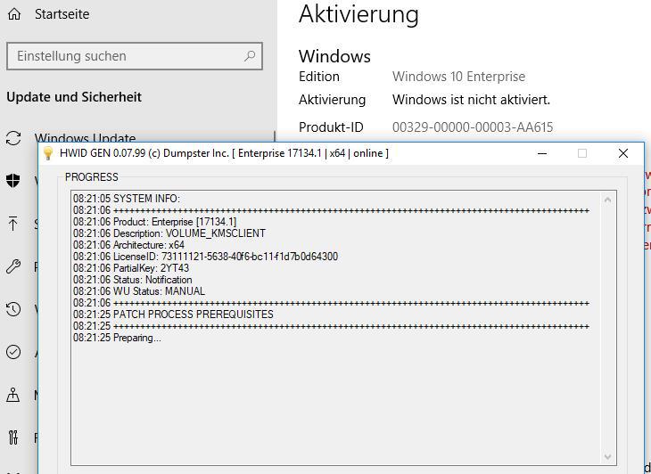 Registry windows umgehen 10 aktivierung Windows 10:
