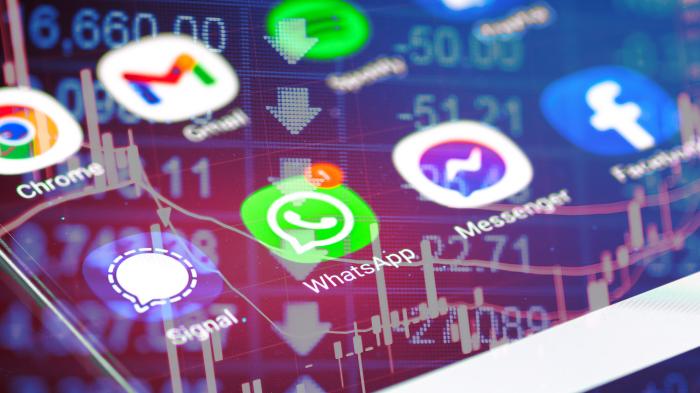 WhatsApp, Signal und Börsenkurse